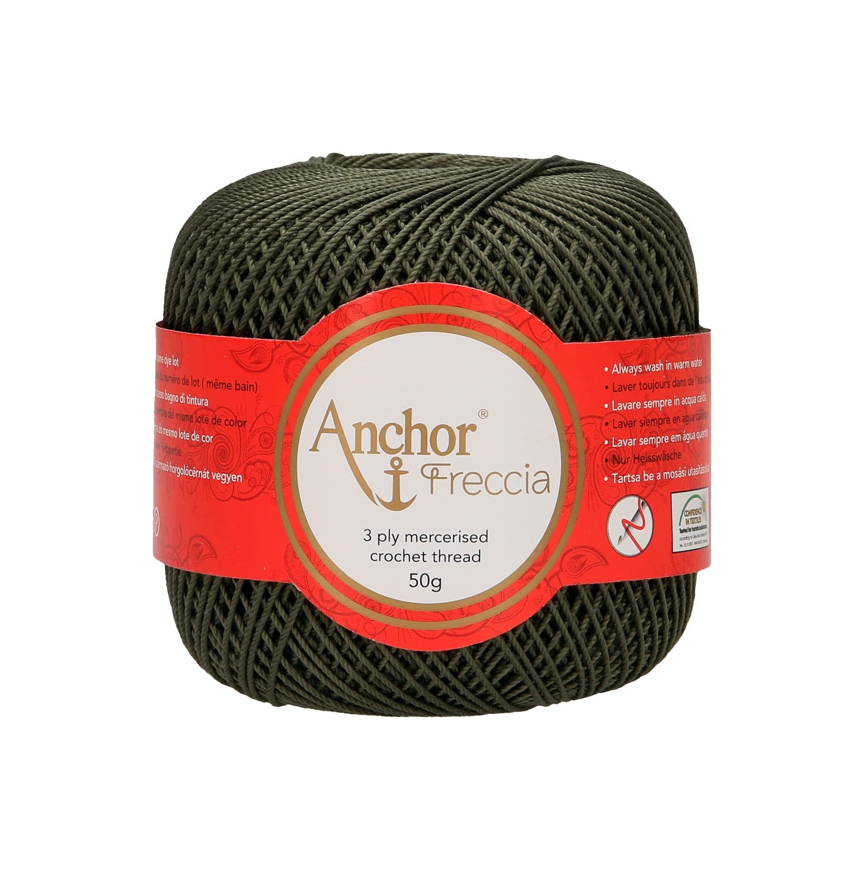 Anchor 4771006-00611 Crochet Yarn, 100% Cotton, 611, One Size, 88 g