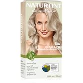 Naturtint 10A Light Ash Blonde Permanent Hair Color (Pack of 1), Ammonia Free, Vegan, Cruelty Free, up to 100% Gray Coverage, Long Lasting Results (Packaging may vary)
