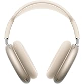 Apple AirPods Max Wireless Over-Ear Headphones, Pro-Level Active Noise Cancellation, Transparency Mode, Personalized Spatial Audio, USB-C Charging, Bluetooth Headphones for iPhone - Starlight