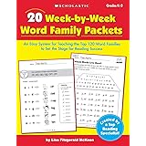 20 Week-by-Week Word Family Packets: An Easy System for Teaching the Top 120 Word Families to Set the Stage for Reading Succe