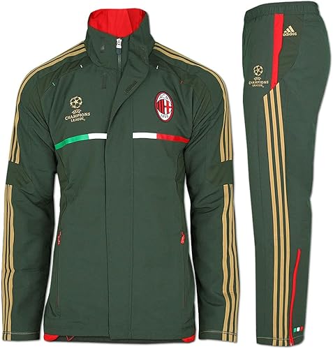 2013 14 Ac Milan Adidas Ucl Presentation Tracksuit Black Amazon Ca Shoes Handbags
