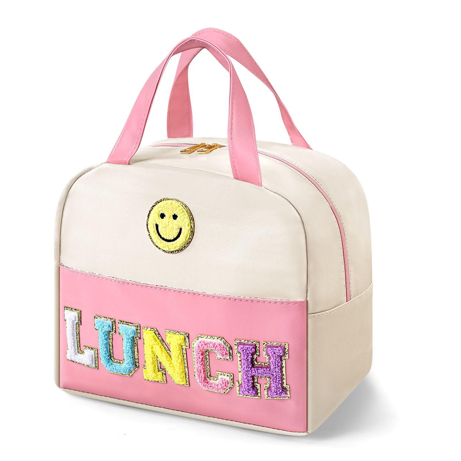 Kunoli Insulated Lunch Bag for Kids, Women, School, Work, Picnic, Camping, BBQ - Portable and Reusable Cooler Bag for Boys and Girls