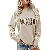 TERWMFR I Don't Do Winter Very Well Sweatshirt Graphic Long Sleeve Shirts for Women Crewneck Pullover Fall and Winter Tops