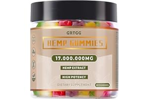 GRTGG Hemp Gummies, Natural High Potency Hemp Oil Infused Gummies,Ensure The Peace of Body, Assorted Fruit Flavors,America's Favorite Hemp Gummy Brand!