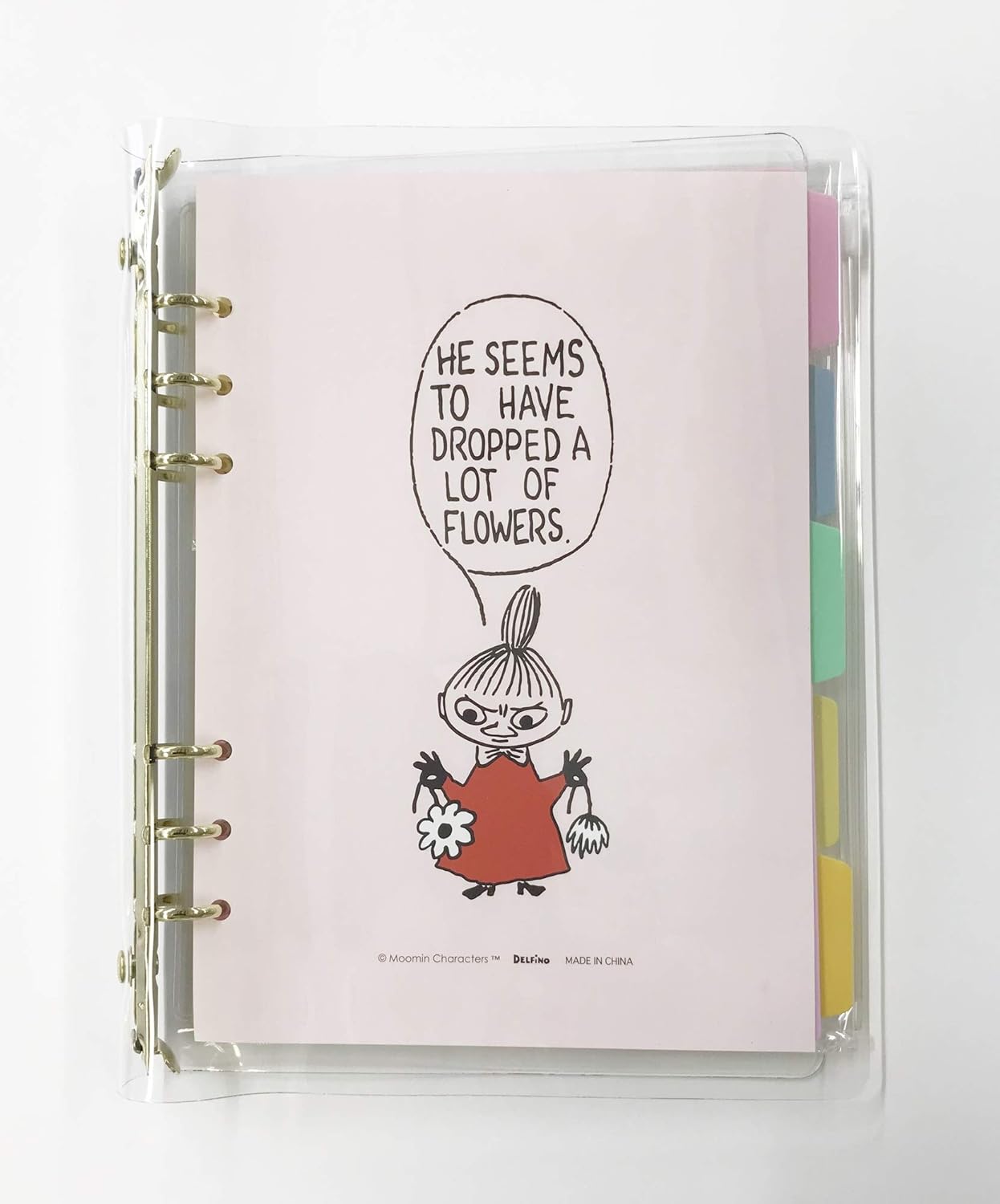 Amazon デルフィーノ ムーミン 6穴ファイルブック A5サイズ ムーミン Aセット Moo 365 文房具 オフィス用品 文房具 オフィス用品