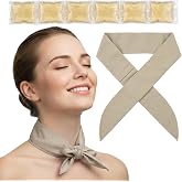 Cooling Neck Wrap with Reusable Gel Ice Pack | Flexible Cold Therapy, Neck Pain Relief, Migraine Relief, Heat Relief