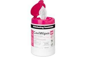 Metrex CaviWipes 2.0 Surface Disinfectant Towelettes – Durable Non-Woven Disinfecting Wipes for Hard, Non-Porous Surfaces in Healthcare & Clinical Setting – 160 Wipes per Canister (Pack of 1)
