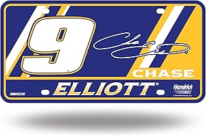 Rico Industries NASCAR Racing Metal Keychain - Beverage Bottle Opener With Key Ring - Pocket Size