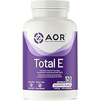 AOR Total E 445mg, 120 Softgels 120-Day Supply - Vitamin E Supplement with Tocotrienol & Coenzyme Q10 Ubiquinol CoQ10, Suppor