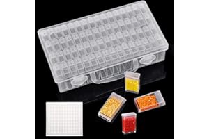 Huacan Diamond Painting Storage Containers Diamond Painting Accessories 64 Grids Storage Box