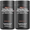 Codeage Men’s Daily Multivitamin – 25+ Essential Vitamins & Minerals, Organic Whole Foods, Probiotics, Omega-3, Zinc, Vitamins A, B, C, D, E & K, 2 Pack
