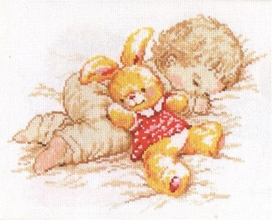 baby girl counted cross stitch kits