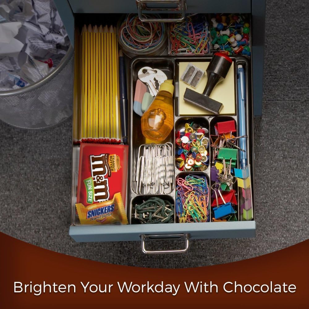 SNICKERS & M&M'S Peanut & Peanut Butter Lovers Fun Size Chocolate Candy Variety Mix 32.2-Ounce 55-Piece Bag: Grocery & Gourmet Food