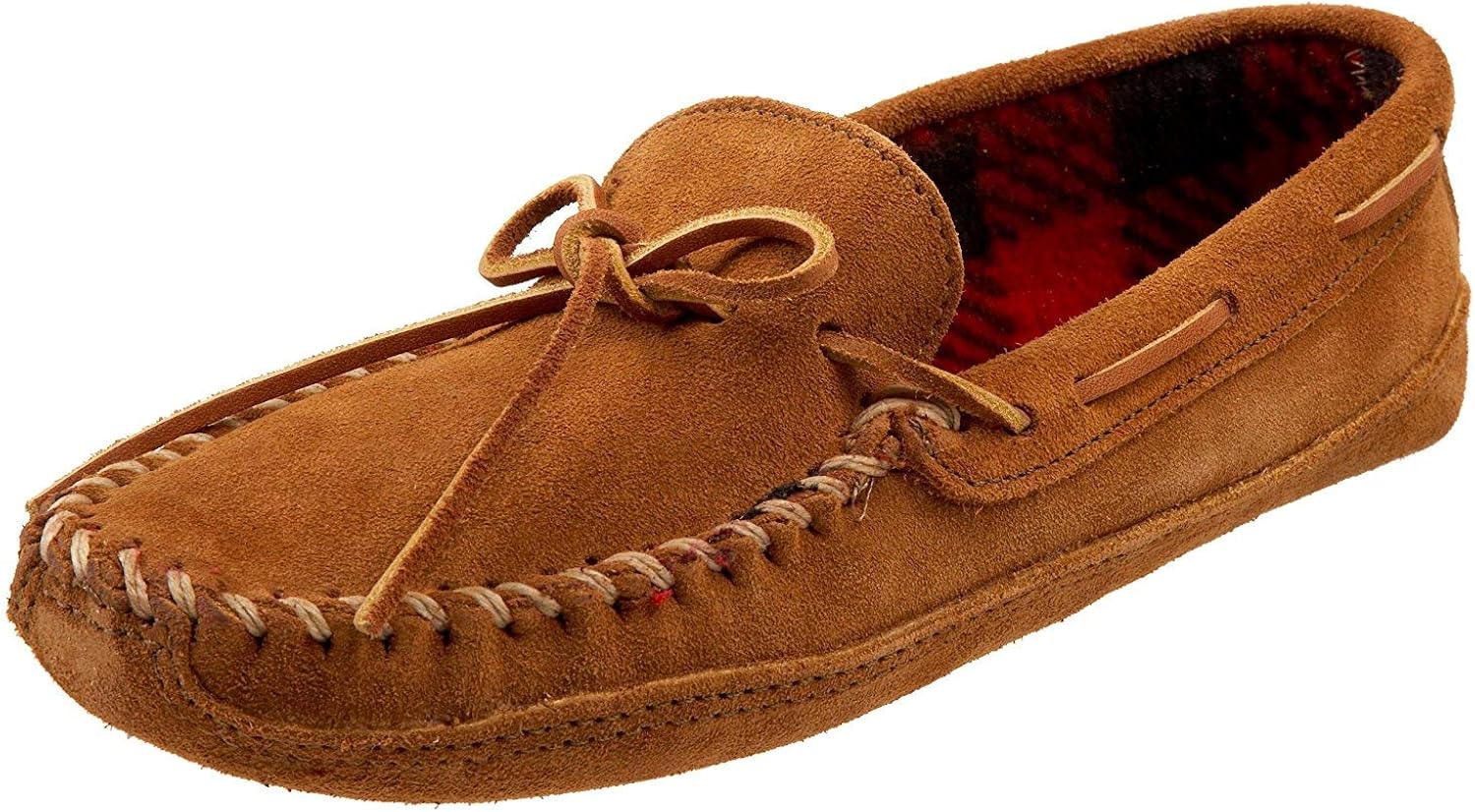minnetonka double bottom fleece moccasin