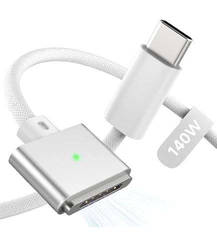 Amazon.com: 140W USB-C to Magnetic 3 Cable 6.6FT, Compatible with