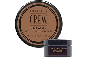 American Crew Men's Hair Pomade (OLD VERSION), Medium Hold with High Shine, 1.75 Oz (Pack of 1)