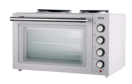 Silva-Homeline KK 2900 Kleinküche mit Umluft und Grillfunktion, großer 30 L Garraum, 3 Einschubebenen, inklusive Grillrost, P