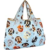 allydrew Large Foldable Tote Nylon Reusable Grocery Bags