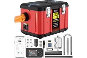 Diesel Heater,12V 8KW Bluetooth App Control All in One TruckHeater with Remote Control and LCD, Portable Diesel Air Heater fo