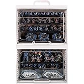 Jucoci Miniatures Storage Case Miniatures Transport Case (2 PCS Set)