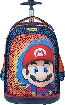 mochila de ruedas mario bros