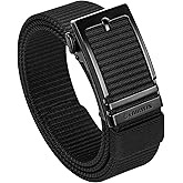 FAIRWIN Men's Ratchet Belt - Nylon Web Work Belt with Automatic Buckle, Adjustable for Jeans, Pants, Golf, and Everyday Use