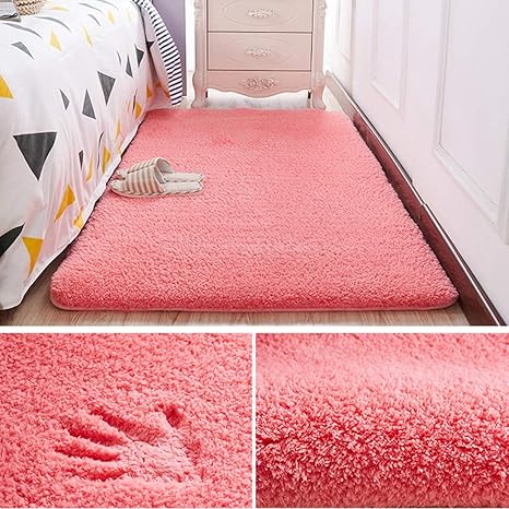 Amazon 厚手 長い毛足 マイクロファイバー シャギー ラグ ライトグレー 1畳 絨毯 丸洗い可能 折り畳み可能 夏用ラグ ホットカーペットカバー対応 滑り止め 2 2m 軽量 低反発 ふわふわ 居間用 こども部屋 ソファーサイド ギフト シャギーラグ ピンク ラグ カーペット