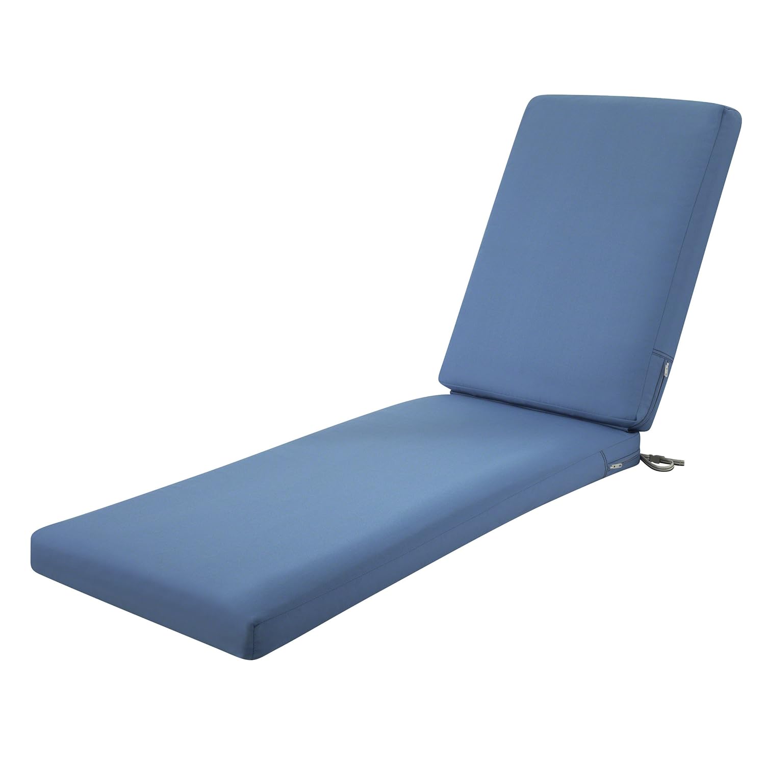 Classic Accessories Ravenna Outdoor Patio Chaise Lounge Cushion, Empire Blue, 72"L x 21"W x 3"T