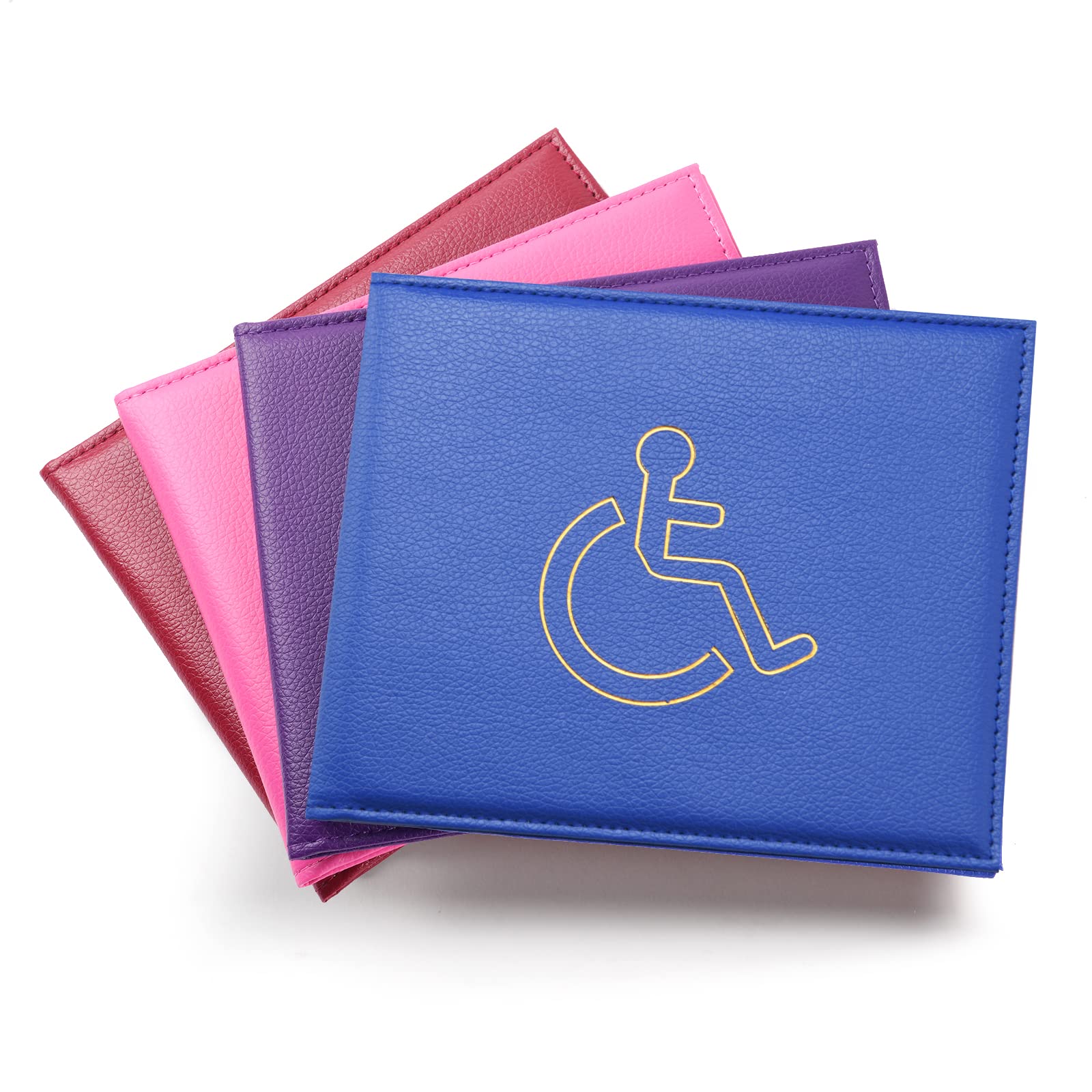Vicloon Disabled Badge Timer Holder, PU Leather Wallet Protector, Navy Blue — image 1