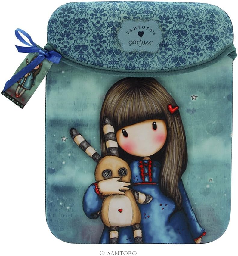 SANTORO Gorjuss 'Hush Little Bunny' Neoprene Protective Padded Tablet