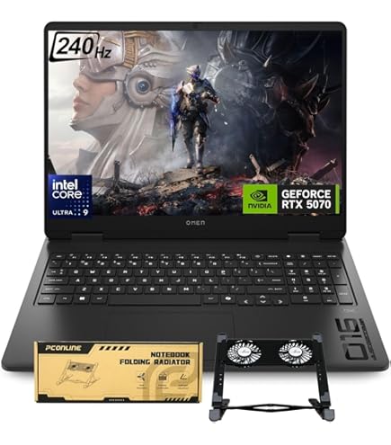 Amazon.com: HP OMEN Slim 16 Gaming Laptop, Intel Ultra 9-285H, 64