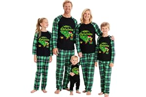 Manooby Christmas Pajamas for Family,Matching Christmas Pajamas Sets,Xmas Pjs for Women Men Dogs