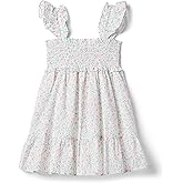 Janie and Jack Girls Smocked Floral Dress (Toddler/Little Kids/Big Kids)