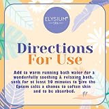 ELYSIUM SPA Sweet Dreams Epsom Salts Chamomile Jasmine 450g Magnesium Sulphate view 3