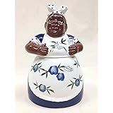 ACK Blue African American Cookie Jar