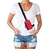 Peicees Small Crossbody Bag for Men Women Mini Sling Bag Travel Running Phone Daypack Cross Body Shoulder Bags with Keyholder