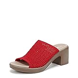LifeStride Women's Ella Heeled Sandal Fire Red 9.5 W