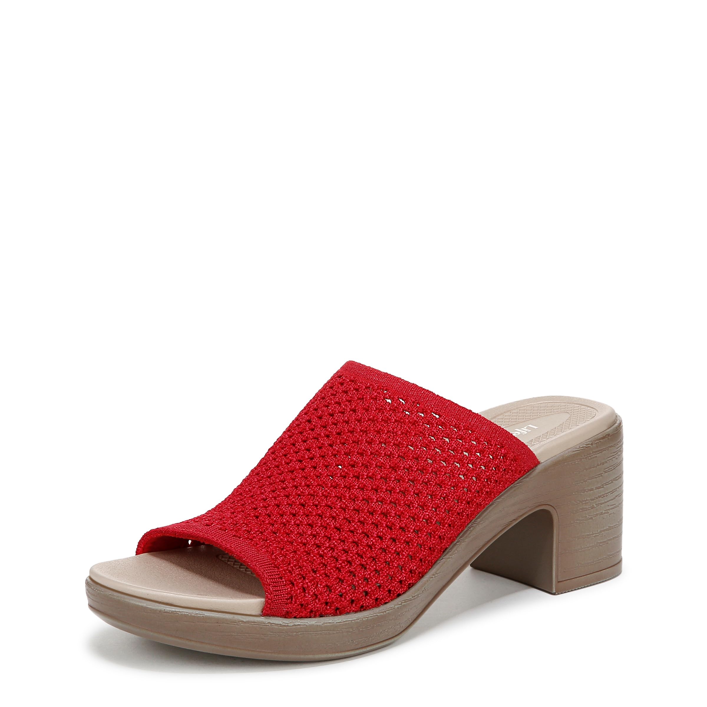 LifeStride Women's Ella Heeled Sandal Fire Red 7.5 W