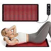 Cosytime 35" x 17" Red Light Therapy for Body - 660nm Red & 850nm Near Infrared, Tri-Chip 1536 LEDs Therapy Mat, 100 mW/cm² Irradiance
