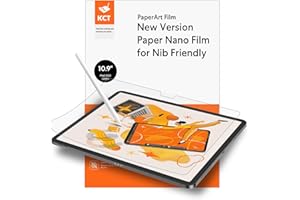 KCT 2 Pack Paperfeel Screen Protector Compatible with iPad 10th Generation (10.9 Inch, 2022), Write as Real Paper/High Sensitivity/Anti Glare/Compatible with Apple Pencil