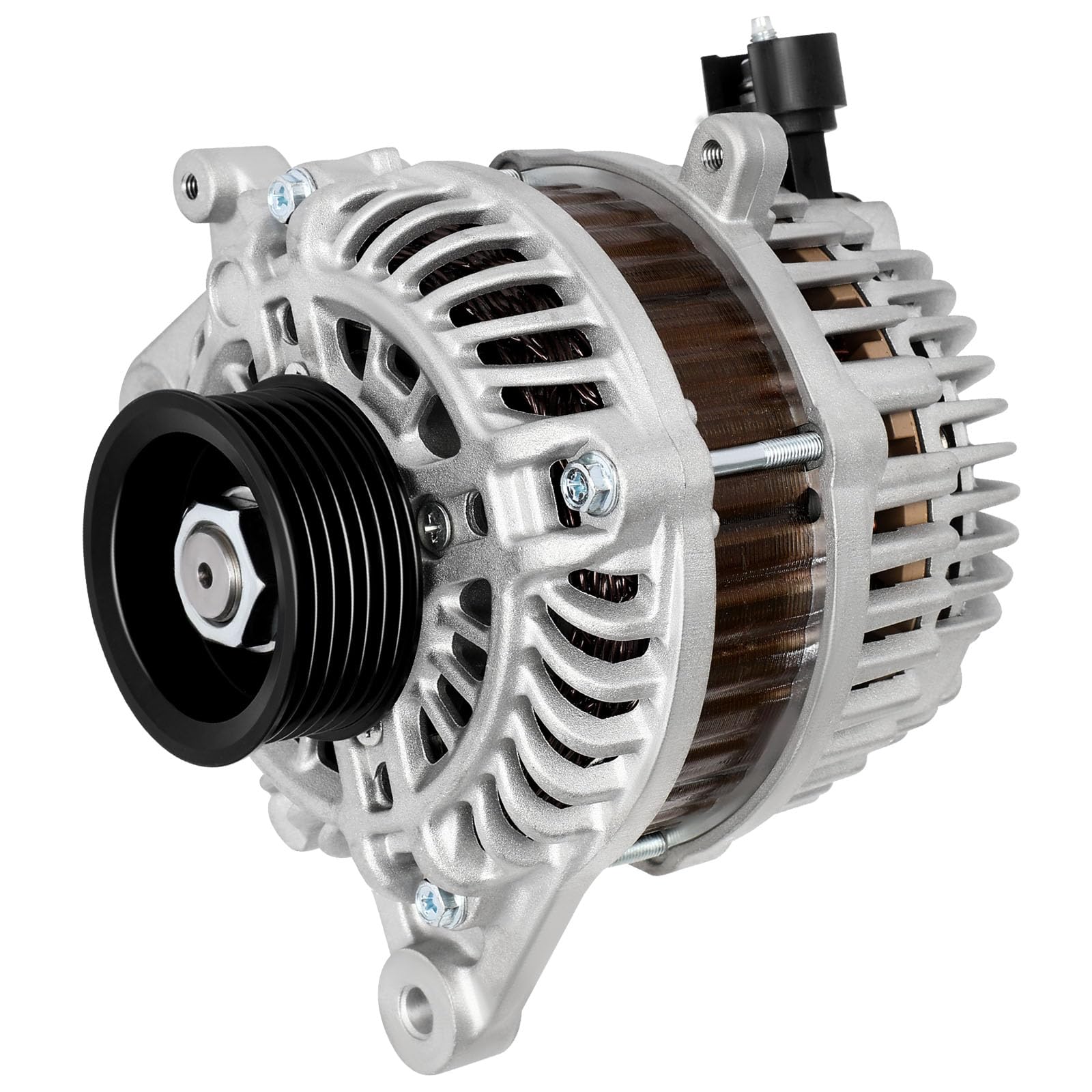 Photo 1 of SCITOO Alternator Fits for Acura ILX 2013 2014 2015 2.0L 2.0 /for Honda for Civic 2012 13 14 15 1.8L 1.8 HR-V 2016 1.8L 1.8-12V 95Amp CW S6 Pulley Class, Replace OE 11537