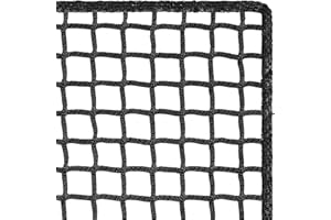 AKOZLIN Heavy Duty Sports Golf Netting Hitting Net 1" Square mesh for Softball,Baseball 10x10ft/10x15ft/10x20ft