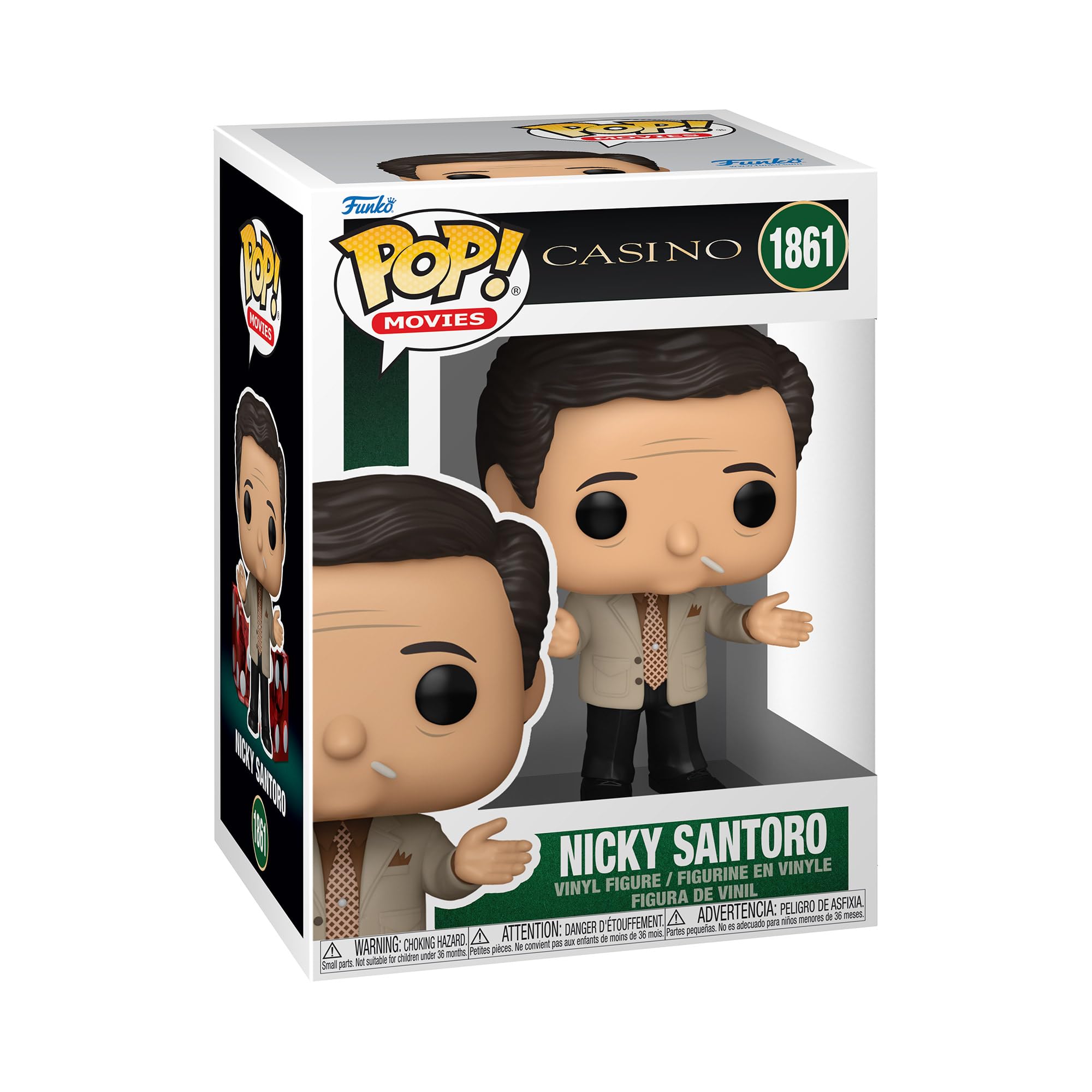 Funko POP! Movies: Casino – Nicky Santoro - Collectable Vinyl Figure - Gift Idea - Official Merchandise - Toys for Kids & Adults - Movies Fans - Model Figure for Collectors and Display