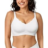 OEAK Womens Wireless Bras Push Up Support Full Coverage Bralettes No Underwire Bra Comfortable Everyday Seamless Tshirt Bras