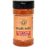 Shudh India | Traditional Indian Spicy Red Chili Powder | Chilli Powder Indian Spice | All Natural | No Color added | Gluten 