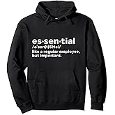 Essential Definition Funny Quarantine Social Distancing Gift Pullover Hoodie