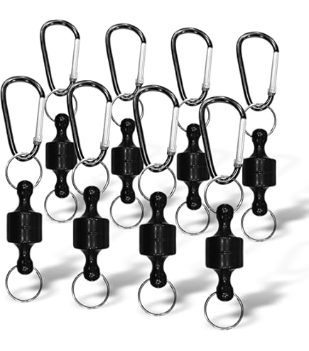Mdesiwst Magnetic Hook Carabiner Tent Hook Camping Anti-slip Magnets Mdesiwst Magnetic Hook Carabiner Tent Hook Camping Anti-slip Magnets