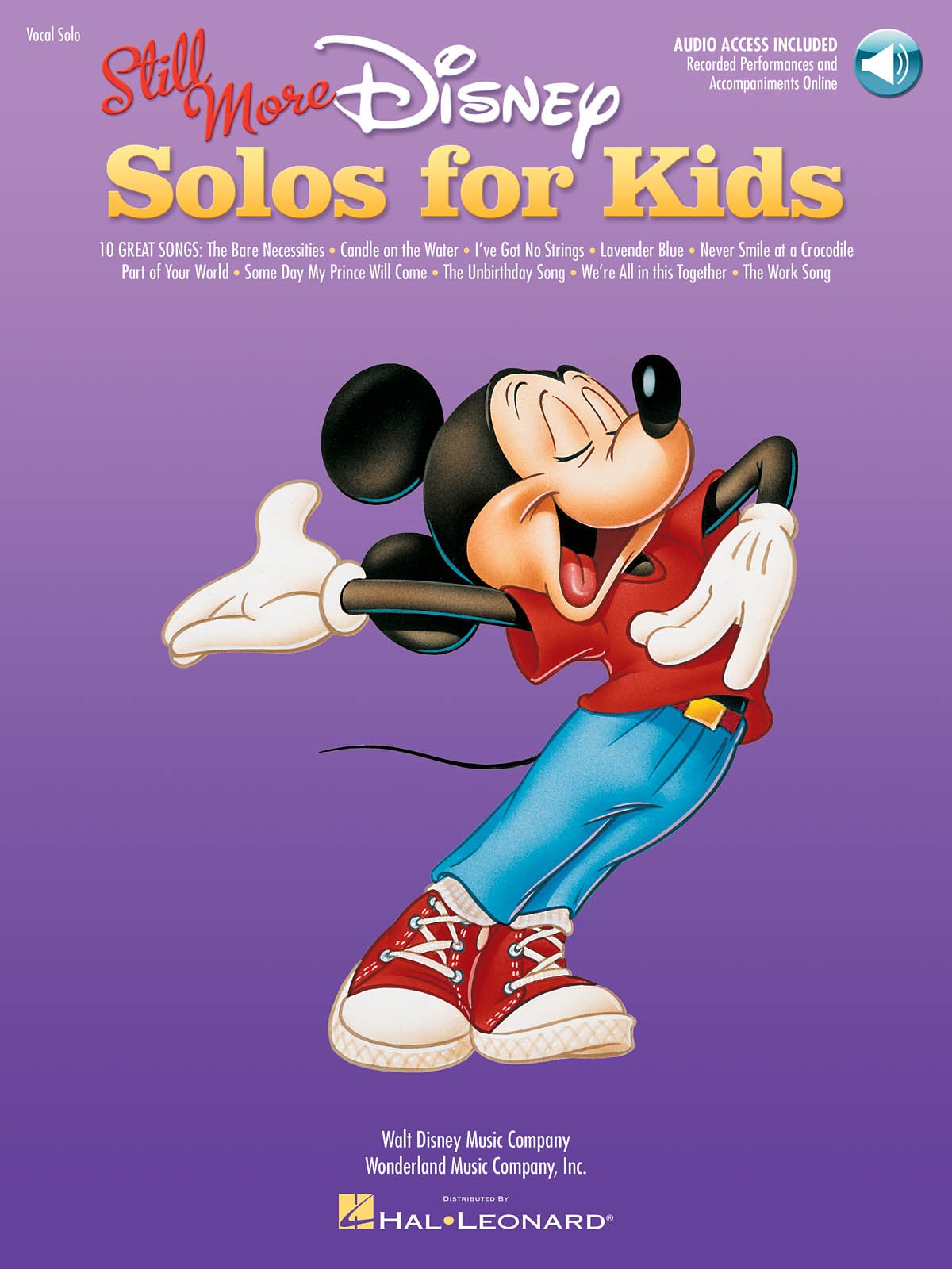 Still More Disney Solos For Kids Voice (Book/Online Audio) (Includes Online Access Code): Piano / Vocal