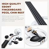 Vangoa Full Size 4/4 Electric Violin Solid Wood with Case & Accessories view 4