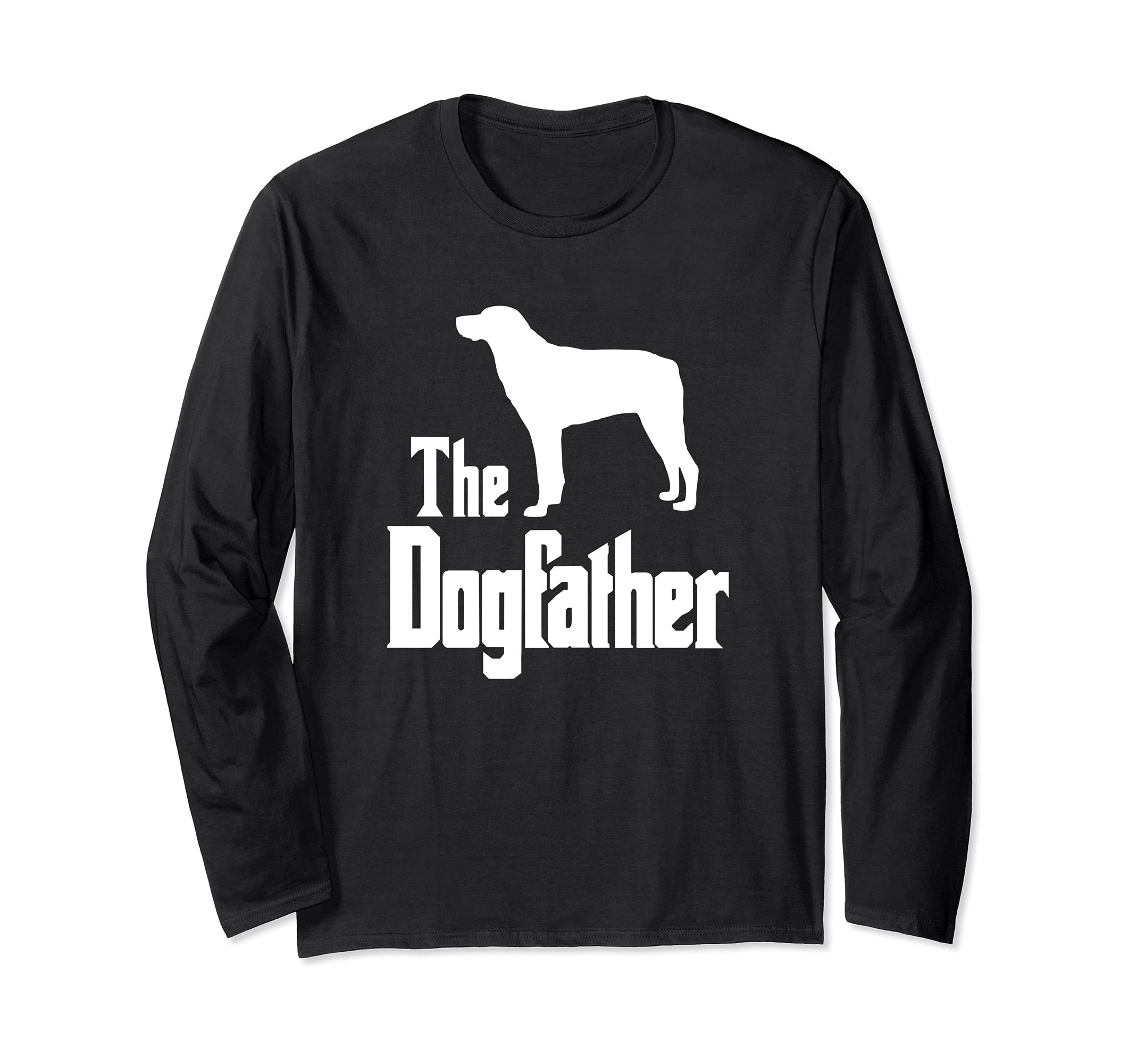 The Dogfather - funny dog gift, funny Leopard Hound Long Sleeve T-Shirt